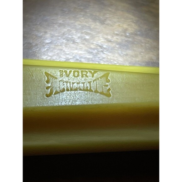 Vintage 1940s French Ivory Celluloid Vanity Dresser Set Lot Flawed. See Picture - Picture 2 of 16